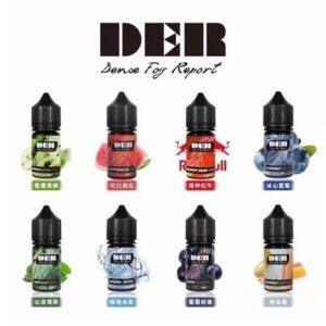 DER系列電子煙油30ml多口味組合展示,包含多種水果與特色風味,專為POD主機提供細膩口感與極致香氣體驗。